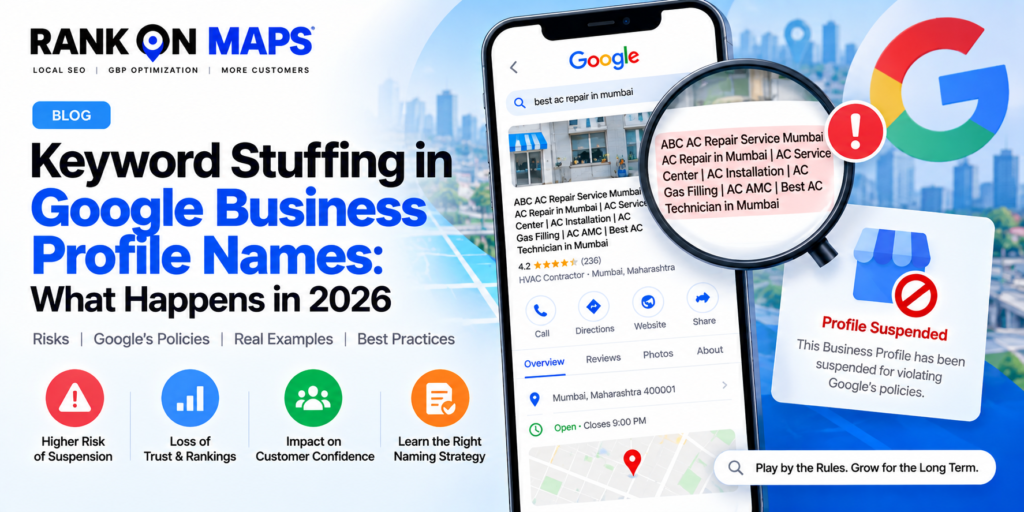 Keyword Stuffing Google Business Profile Names