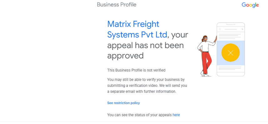 GBP suspension reinstated for Matrix Freight Systems